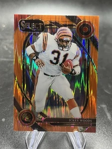 ICKEY WOODS 2024 SELECT CLUB LEVEL NARANJA SHOCK PRIZM BENGALS/399 - Imagen 1 de 2