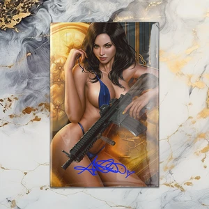 {SIGNED} Gun Honey: Collision Course #1 Ariel Diaz Art Exclusive Virgin Variant - Picture 1 of 4
