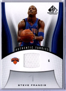 2006-2007 SP Game Used Basketball Steve Francis Knicks Game Used Jersey Card - Bild 1 von 2