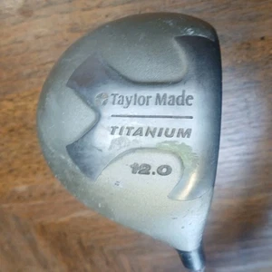 TaylorMade Titanium 12.0 Driver Golf Club Reg Graphite Bubble Shaft L-60 - Picture 1 of 10