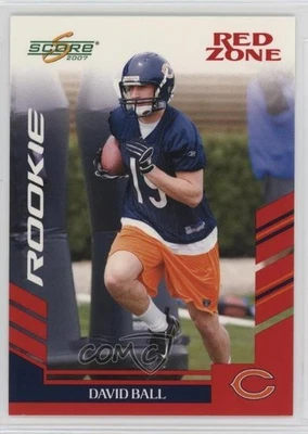 2007 Score Rookie Red Zone /120 David Ball #380 Rookie RC - Image 1 of 2