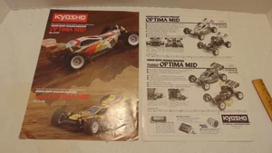 VINTAGE KYOSHO ADVERT FLYER FOR THE OPTIMA MID & TURBO OPTIMA MID - Picture 1 of 3