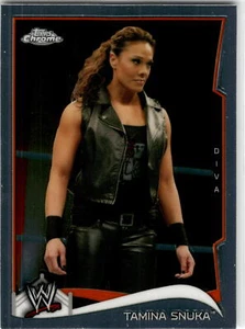 2014 Topps Chrome WWE #49 Tamina Snuka - Picture 1 of 2