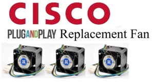 3x New Plug-n-Play replacement fans for Cisco ASA 5545-X ASA 5555-X - Picture 1 of 7