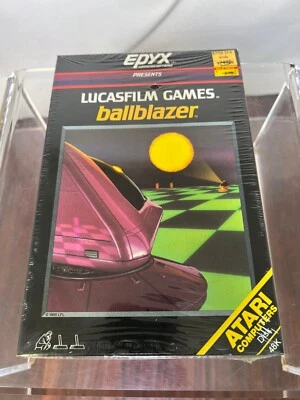 BALLBLAZER LUCASFILM by Epyx ~ Atari Computers ~ BIG boxed ~ Vintage DISK Sealed - Image 1 of 4