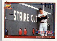 1991 Topps -  #530 Roger Clemens