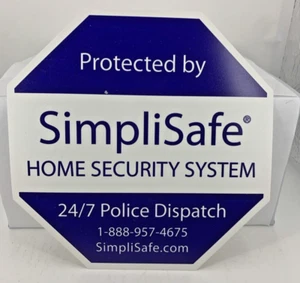 Letrero de sistema de seguridad para el hogar SimpliSafe - Imagen 1 de 2