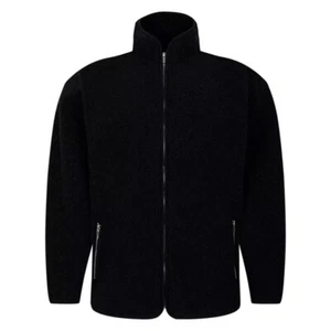 Espionage Sherpa Fleece Jacket Zip Up Collared Mens Plus Size 2XL-8XL FL043 - Picture 1 of 1