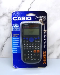 CASIO FX-300ES PLUS SCIENTIFIC Calculator VPAM Black New Sealed - Picture 1 of 5