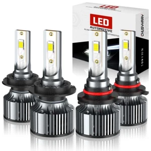 For MG TF 2005-2005 4X 9005+H7 LED Headlight Bulb Combo High Low Beam Kit 6500K - Picture 1 of 12