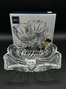 Plato dulce de cristal Mikasa Flores WX056/720 baratijas sabor NUEVO en caja - Imagen 1 de 8
