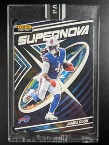 2023 Panini Instant Football Supernova #SN-12 James Cook schwarz 1/1 One of One - Bild 1 von 2