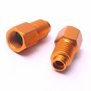 2x R12 Hose to R134a Adapter Adaptor Convert 1/4" Female 1/2" ACME Male - Picture 1 of 11