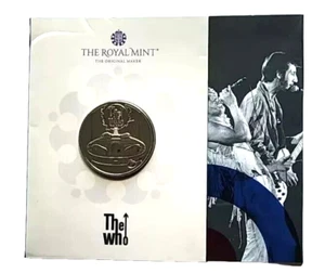 The Who Five 5 Pound Coin 2021 Simply Coins Uncirculated Music - Picture 1 of 12