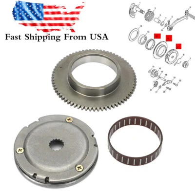 Conjunto completo de embrague de arranque de 1 vía para Yamaha Raptor 90 YFM90 2009-2013 EE. UU. Foto 1 de 4