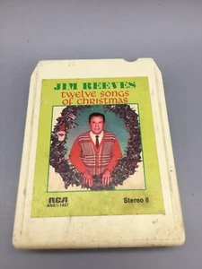 Jim Reeves - Twelve Songs Of Christmas 8 Track Tape - Picture 1 of 2