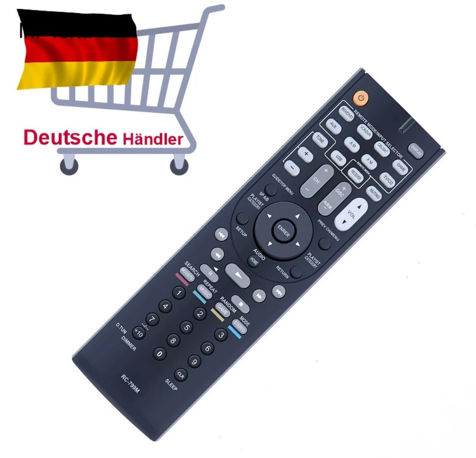 Neue Ersatz Fernbedienung passend für Onkyo AV Receiver HTS5405 RC-799M RC799M - Bild 1 von 1