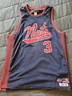 Allen Iverson Nats Jersey Size Xl Used