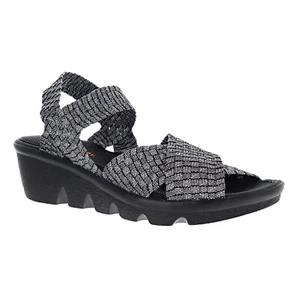 BERNIE MEV LIHI BUTTERCUP Sandals Black Shimmer New - Picture 1 of 5