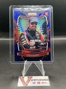 2021 Panini Prizm Racing NASCAR - JOSH BERRY ROOKIE BLUE HYPER PRIZM #20 - Picture 1 of 3