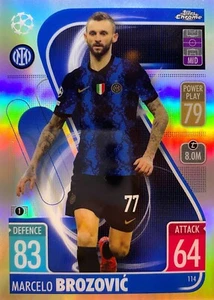 ➠ Topps Match Attax Chrome UCL 21/22 #114 Marcelo Brozovic | Refractor Parallel - Bild 1 von 2