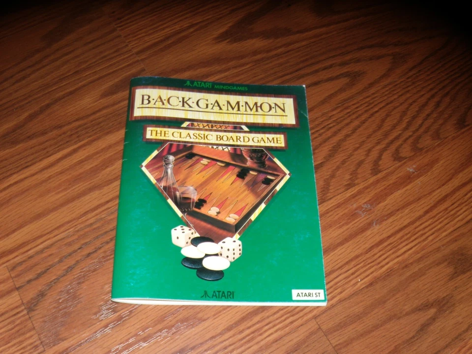 Backgammon Atari ST Manual Only - Image 1 of 1