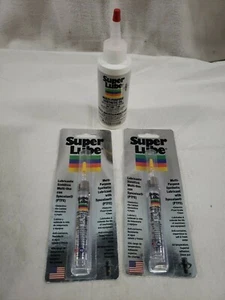 (1) Super Lube 51004 Synthetic Oil High Viscosity-4 oz-(2)Super Lube .25Oz Oil - Picture 1 of 1
