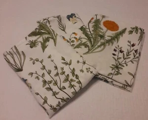 Fundas de almohada Ecocott x3 cierre de sobre botánico/floral atemporal - Imagen 1 de 4