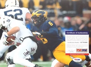 JOSH UCHE SIGNED AUTOGRAPH MICHIGAN WOLVERINES 8X10 PHOTO PSA/DNA COA GO BLUE! - Picture 1 of 1