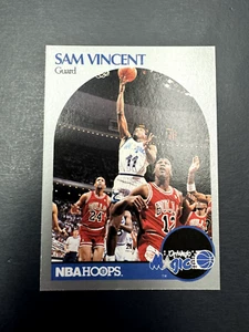 1990 NBA HOOPS SAM VINCENT #223 MICHAEL JORDAN WEARING 12 - Picture 1 of 2