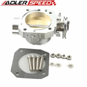 ADLERSPEED Billet Aluminum 70mm Throttle Body For Honda Civic SI CRX Integra GSR - Picture 1 of 8