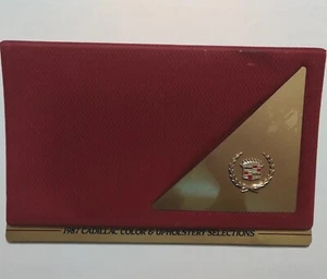 RARE 1987 Cadillac Collector Color Upholstery Dealer Merchandise Lrg Album NICE! - Picture 1 of 12