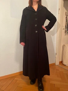 Wollmantel Gr. 40/42, schwarz, Cinzia Rocca, reine Wolle - Bild 1 von 7