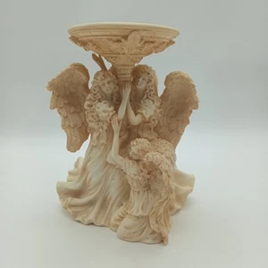 Vintage 1999 Roman Inc Engel Skulptur Kerzenhalter - Bild 1 von 19