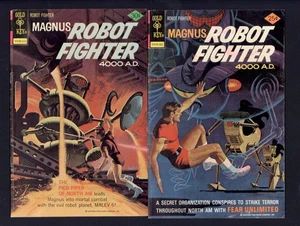 GOLD KEY COMICS-MAGNUS Robot Fighter #42, 45 *ungraded comic details in scans - Picture 1 of 6