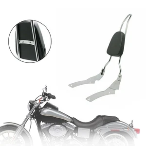 Backrest Sissy Bar Motor Chrome Fits For Dragstar 400 Custom 1997-2011 - Picture 1 of 16