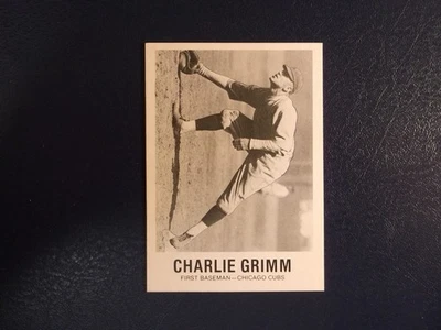 1980 TCMA Renata Galasso Inc. Charlie Grimm Card # 115 - Image 1 of 2