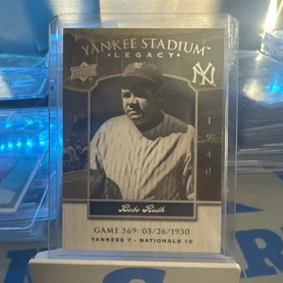 Upper Deck Yankee Stadium Legacy #227 2008 Babe Ruth Foto 1 de 2