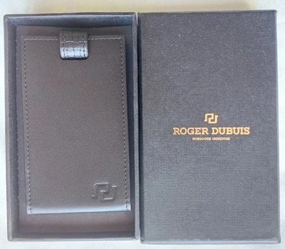 Etiqueta de equipaje de cuero Roger Dubuis Foto 1 de 4