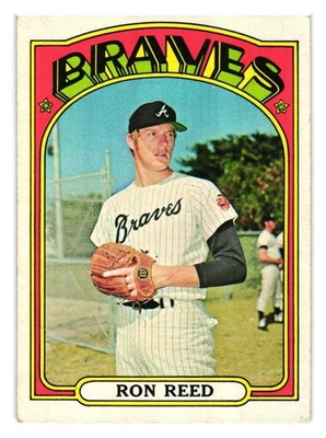 1972 Topps бейсбольный набор высоты #787 Рон Рид VG Atlanta Braves Бесплатная доставка последняя карта - Изображение 1 из 2