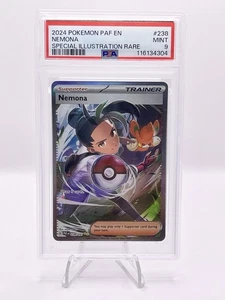 Nemona 2024 Paldean Fates PAF Ilustración Especial Raro 238/091 PSA COMO NUEVO 9 - Imagen 1 de 3
