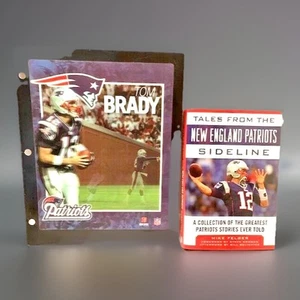 Seltenes Tom Brady Buch und Ordner NFL Tales from Sideline Patriot 2006 3D Motion - Bild 1 von 18