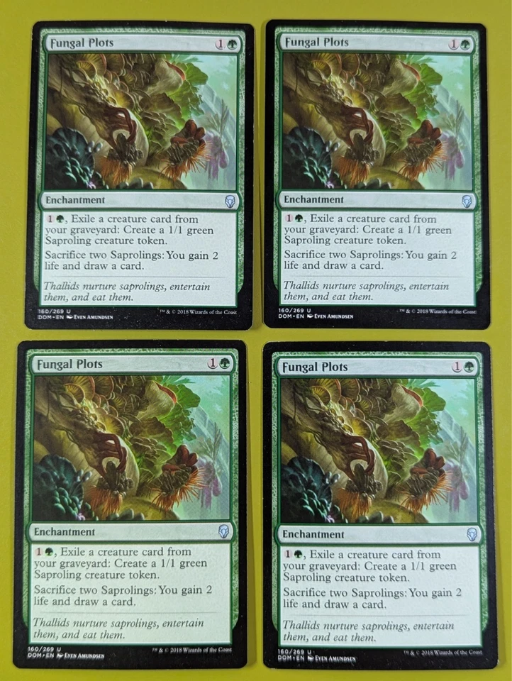 Fungal Plots x4 Dominaria 4x Playset Magic the Gathering MTG - Image 1 of 1