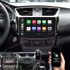 For Nissan Sentra Sylphy 2012-2018 Android 12 Car Stereo Radio GPS Navi Carplay - Picture 1 of 16
