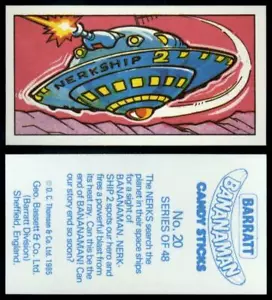 Barratt Bananaman #20 Basset Candy 1985 Card - Picture 1 of 1