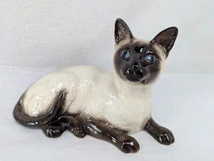 Beswick handbemalte Siegelspitze Siamkatze 5229 mit Etikett 7,25" EXC - Bild 1 von 10