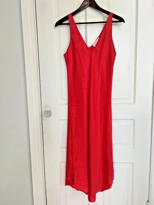 Vintage VANDEMERE Slip Pequeño, Lencería Roja, Midi, abertura, cosplay, camisón Foto 1 de 4