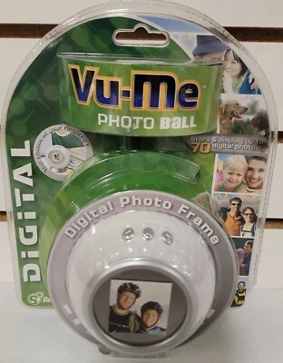 Photo Golf Ball Digital Photo Frame Sealed Holds 70 Pictures NEW - Image 1 of 3