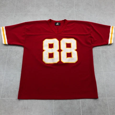 Vintage Logo Athletic NFL Kansas City Chiefs Tony Gonzales Red Jersey Size XL Cover