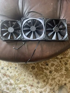 3x NZXT Computer Fans (120mm, 140mm RGB, 140mm) - Picture 1 of 7